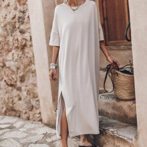 Mikuta Light Long Loose T-Shirt Dress - XS